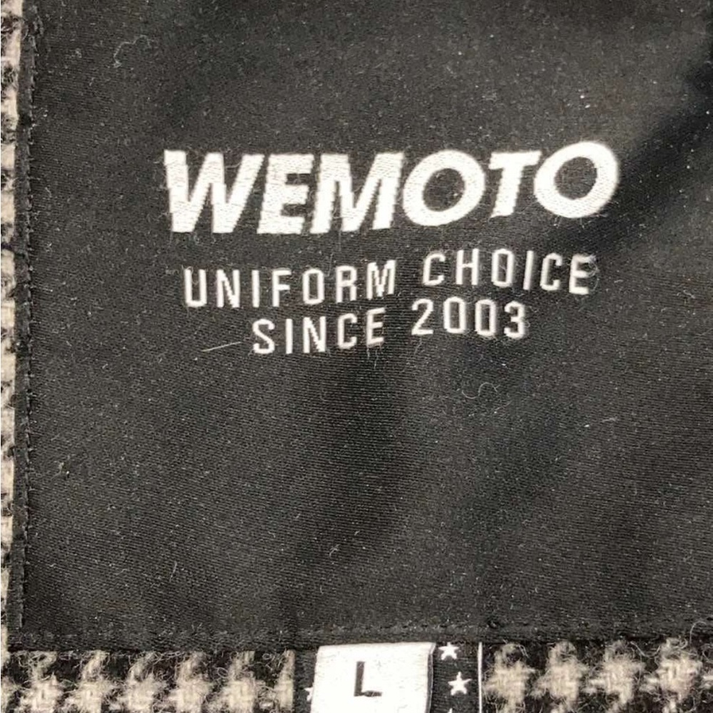 Wemoto Black and White Houndstooth Jacket
